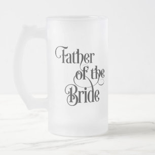 Caneca De Cerveja Vidro Jateado Pai da Noiva