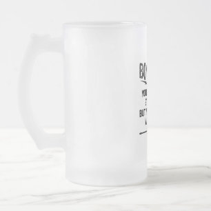 Caneca De Cerveja Vidro Jateado Pai de Bônus