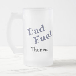 Caneca De Cerveja Vidro Jateado Pai personalizado Cama de vidro do Fosco de combus