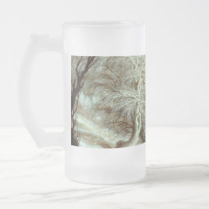 Caneca De Cerveja Vidro Jateado Paisagem de inverno Gijsbrecht Leytens