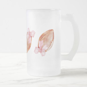 Caneca De Cerveja Vidro Jateado Papoilas bonitas caem mulheres arco aquarela
