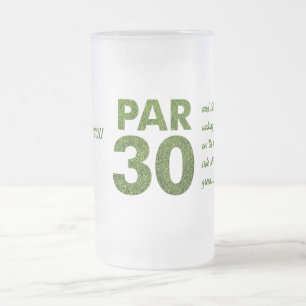 Caneca De Cerveja Vidro Jateado Paridade 30 do partido de aniversário de 30 anos