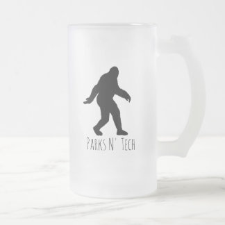 Caneca De Cerveja Vidro Jateado Parks N' Tech Bigfoot