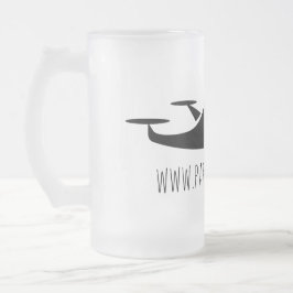 Caneca De Cerveja Vidro Jateado Parks N' Tech Quadcopter