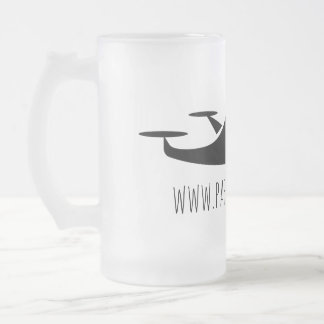 Caneca De Cerveja Vidro Jateado Parks N' Tech Quadcopter