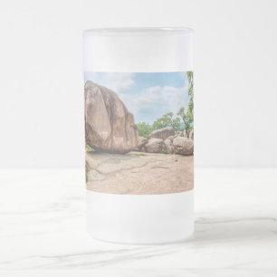 Caneca De Cerveja Vidro Jateado Parque Estadual de Elefantes Rocks