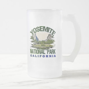 Caneca De Cerveja Vidro Jateado Parque nacional de Yosemite, Califórnia