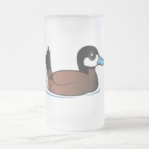 Caneca De Cerveja Vidro Jateado Pato corado