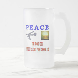 CANECA DE CERVEJA VIDRO JATEADO PEGUE ATRAVÉS DA SUPERIOR FIREPOWER