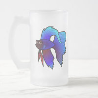 Peixe-Lutador-Siamês Desenhado