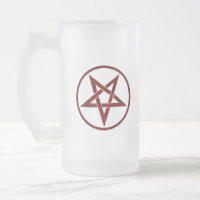 Pentagrama do diabo vermelho