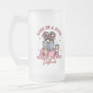 Caneca De Cerveja Vidro Jateado Perdido em um Livro...