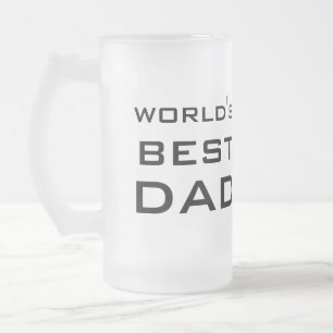 Caneca De Cerveja Vidro Jateado Personalizado do melhor Dia de os pais do mundo