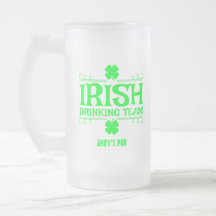 Personalizar, Equipe Irlandesa de Bebedores, Sortu