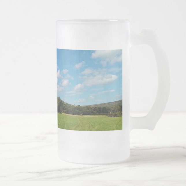 Caneca De Cerveja Vidro Jateado Pico do campo (Direita)