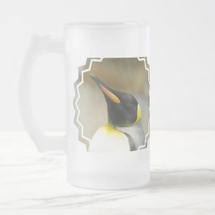 Caneca De Cerveja Vidro Jateado Pinguim perfeito