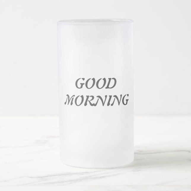 CANECA DE CERVEJA VIDRO JATEADO PINK BOM DIA MUG (Centro)