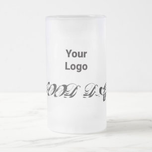 CANECA DE CERVEJA VIDRO JATEADO PINK BOM DIA MUG