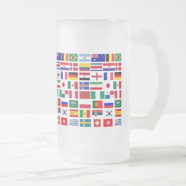 CANECA DE CERVEJA VIDRO JATEADO PINTEIRAS DE EQUIPE DE FUTEBOL DE 2018 (Direita)