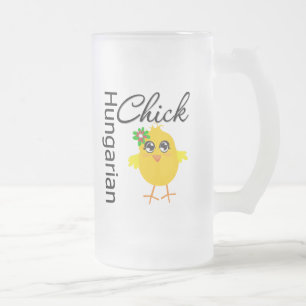 Caneca De Cerveja Vidro Jateado Pintinho húngaro