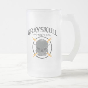Caneca De Cerveja Vidro Jateado Poder Co. de Grayskull