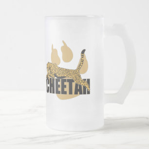 Caneca De Cerveja Vidro Jateado Poder da chita