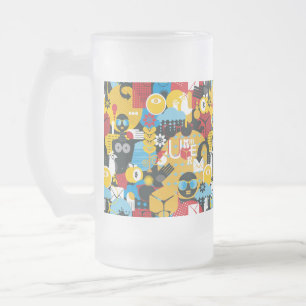 Caneca De Cerveja Vidro Jateado Poder das raparigas