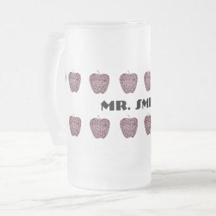 Caneca De Cerveja Vidro Jateado Presente de Agradecimento para Professor