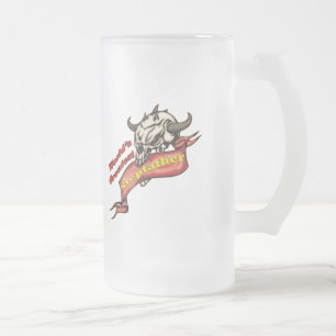 Caneca De Cerveja Vidro Jateado Presente do dia dos pais do Stepdad do mundo o