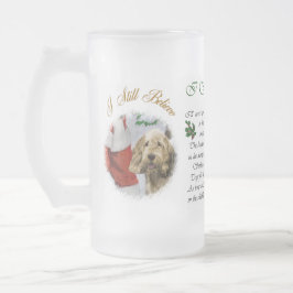 Caneca De Cerveja Vidro Jateado Presentes de Natal de Otterhound