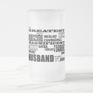 Caneca De Cerveja Vidro Jateado Presentes do divertimento para maridos: O grande