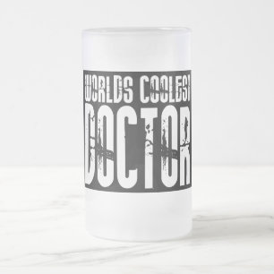 Caneca De Cerveja Vidro Jateado Presentes legal para doutores: O doutor o mais