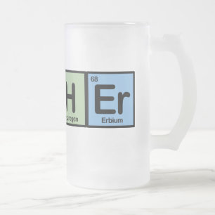 Caneca De Cerveja Vidro Jateado Professor feito dos elementos