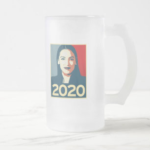 Caneca De Cerveja Vidro Jateado Propaganda AOC 2020