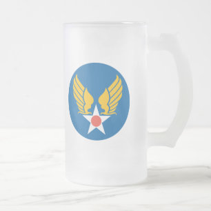 Caneca De Cerveja Vidro Jateado Protetor do corpo de ar do exército