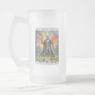Caneca De Cerveja Vidro Jateado Protetor do Reino - Presidente Trump