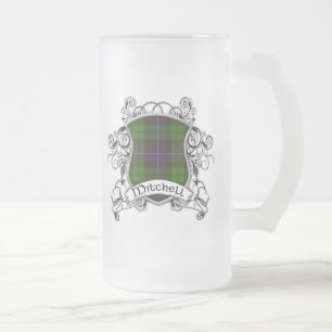 Caneca De Cerveja Vidro Jateado Protetor do Tartan de Mitchell