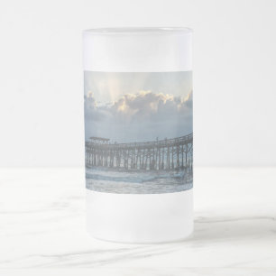 Caneca De Cerveja Vidro Jateado Quebra No Fosco De Cacau
