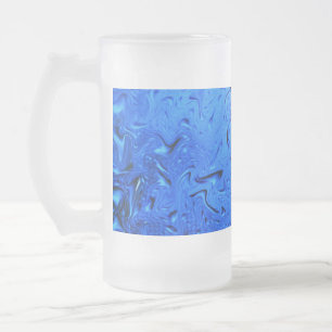 Caneca De Cerveja Vidro Jateado Raindroies de Shirley Taylor