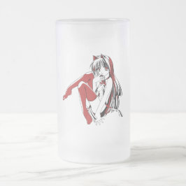 Caneca De Cerveja Vidro Jateado RBP, Neko, o Furão de Gata Sexy Anime