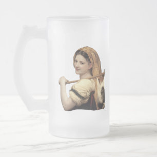 Caneca De Cerveja Vidro Jateado Regresso do mercado por William-Adolphe Bouguereau