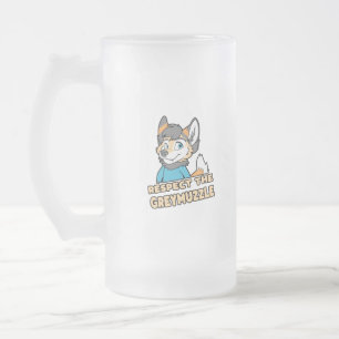 Caneca De Cerveja Vidro Jateado Respeite O Presente De Fanfarte De Furto Greymuzzl