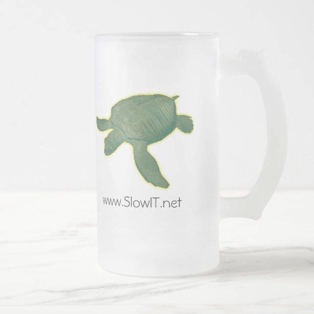 Caneca De Cerveja Vidro Jateado Retarde-o drinkware (Direita)