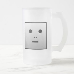 Caneca De Cerveja Vidro Jateado Robô anônimo - personalizado