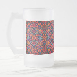 Caneca De Cerveja Vidro Jateado Rococo Blossom