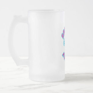 Caneca De Cerveja Vidro Jateado Rookie Roia MX Fosco Mug