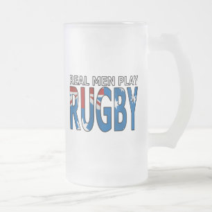 Caneca De Cerveja Vidro Jateado Rugby real Austrália do jogo dos homens