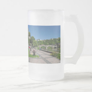 Caneca De Cerveja Vidro Jateado Runkel a Lahn