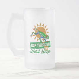 Caneca De Cerveja Vidro Jateado Sapo da Árvore Amazônica Engraçado Citação Positiv