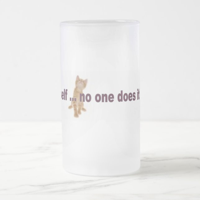 Caneca De Cerveja Vidro Jateado Seja você mesmo (Centro)